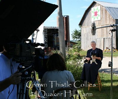 Animal Planet interview at Quaker Farm about Collie dogs